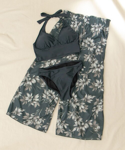 RODE SKO（ロデスコ）の「ロングパンツセット∴（水着・レディース・MOSS GREEN/BLACK・FREE）」の13枚目の写真