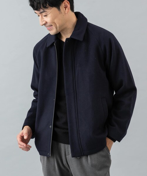 URBAN RESEARCH ROSSO（アーバンリサーチロッソ）の「スーパー100 ショートブルゾン（ブルゾン・メンズ・NAVY/BLACK・M/L）」の16枚目の写真