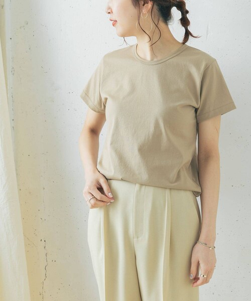 URBAN RESEARCH ROSSO（アーバンリサーチロッソ）の「GICIPI　MARMO（Tシャツ/カットソー・レディース・BIANCO/DESERTO/GIRASOLE・-）」の21枚目の写真