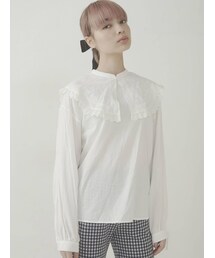 merry jenny | レースコンビbigカラーブラウス(シャツ/ブラウス)
