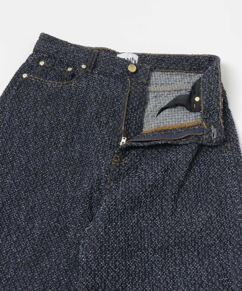 URBAN RESEARCH（アーバンリサーチ）の「GANNI　TWEED DENIM BAGGY JEANS（デニムパンツ・レディース・RINSE・25/26/27/28）」の4枚目の写真