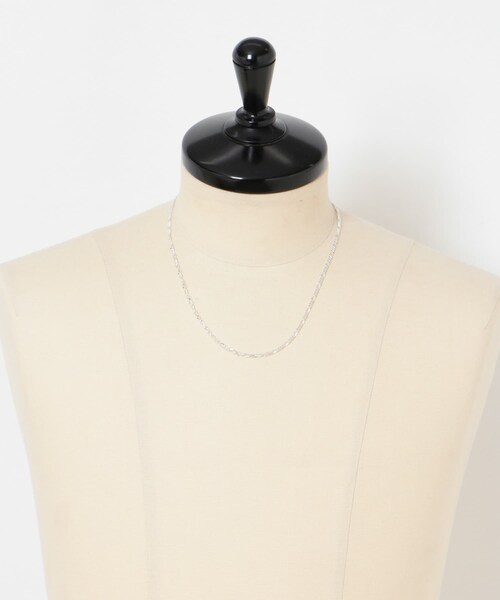URBAN RESEARCH（アーバンリサーチ）の「XOLO　FIGARO LINK NECKLACE 2MM（ネックレス・メンズ・SILVER・50）」の4枚目の写真
