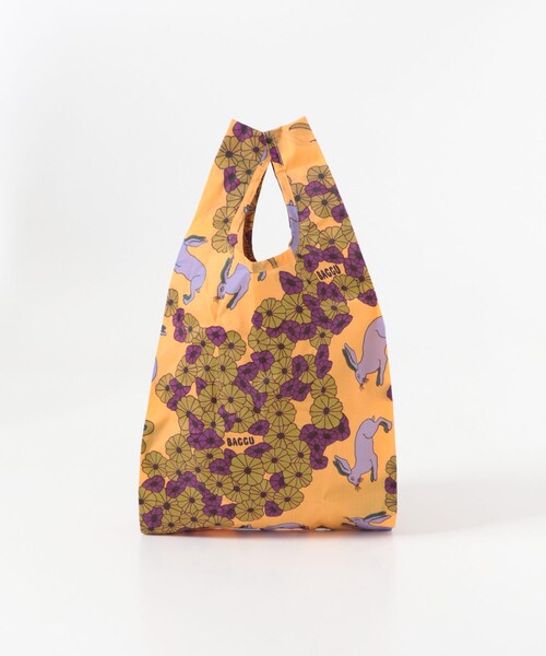 KBF（ケイビーエフ）の「BAGGU　BABYBAGGU（その他雑貨・レディース・カウガール/ペイントチェック/アップルツリー/オークルデイジー/ワイルドラビット/ブラックホワイト/レオパード・one）」の6枚目の写真