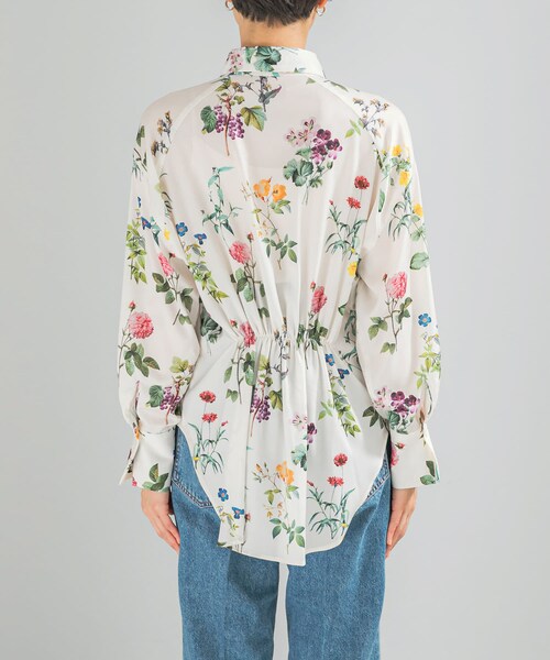 URBAN RESEARCH ROSSO（アーバンリサーチロッソ）の「ボタニカルプリントデザインシャツ（シャツ/ブラウス・レディース・OFF/BLACK・Free）」の16枚目の写真