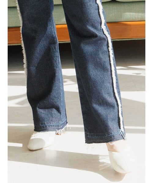 クリアヒールパンプス