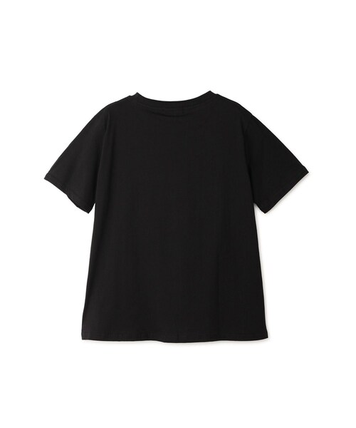 Jayro(ジャイロ)の「ラインストーンヒール&バッグTシャツ(Tシャツ/カットソー・レディース・ブラック系/ホワイト系・F)」の9枚目の写真