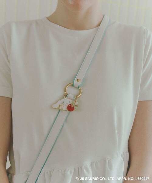 VIS（ビス）の「【WEB限定】【シナモロール】VIS別注マルチスマホスショルダー・ストラップ（スマホグッズ・レディース・ホワイト系・F）」の9枚目の写真