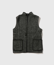 ADAM ET ROPE' | 【E.S.P/イーエスピー】SOLA VEST TWEED(ダウンベスト)
