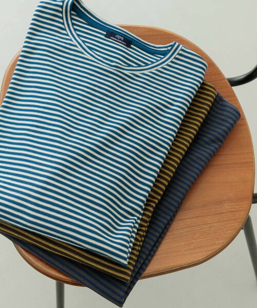ITEMS URBANRESEARCH（アイテムズ アーバンリサーチ）の「天竺ボーダーロングスリーブカットソー（Tシャツ/カットソー・メンズ・BLU/BRN/CHA・M/L）」の19枚目の写真