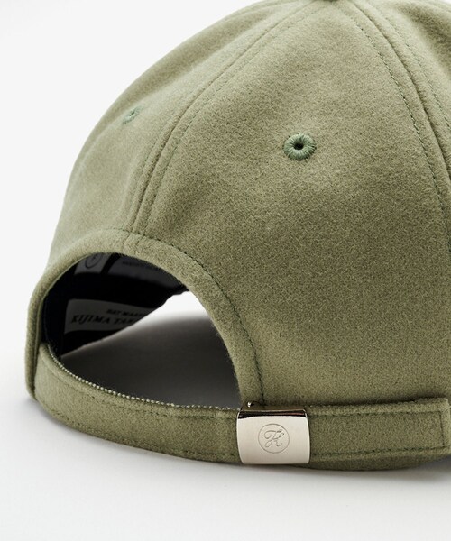 ADAM ET ROPE'（アダムエロペ）の「【J'aDoRe限定】【KIJIMA TAKAYUKI(キジマ タカユキ)】LAMB MELTON 6PANEL CAP（キャップ・レディース・ブラック/ダークブラウン/ベージュ/ライトグリーン・F）」の9枚目の写真