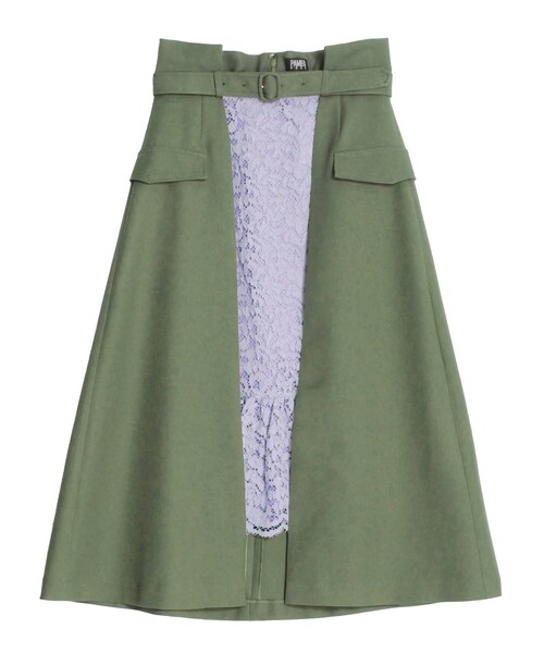 パメオポーズ エコレザー スカート ブラック S SKIRT – PAMEO POSE | 公式オンラインストア