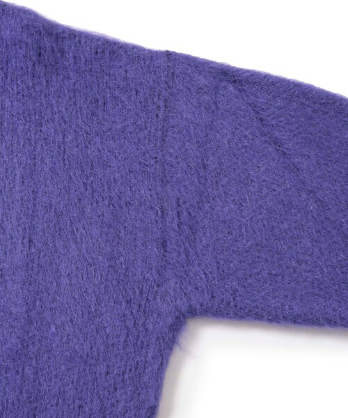 ADAM ET ROPE'（アダムエロペ）の「【BONSAI/ボンサイ】MOHAIR KNIT CREWNECK（ニット/セーター・メンズ・グレー/ブルー/パープル・M/S）」の9枚目の写真