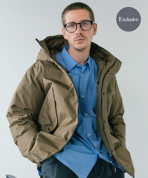 URBAN RESEARCH ROSSO(アーバンリサーチロッソ)の「『別注』+phenix WINDSTOPPER by GORE-TEX LABS ダウンジャケット(その他アウター・メンズ・BLACK/NAVY/BROWN・S/M/L/XL)」の2枚目の写真
