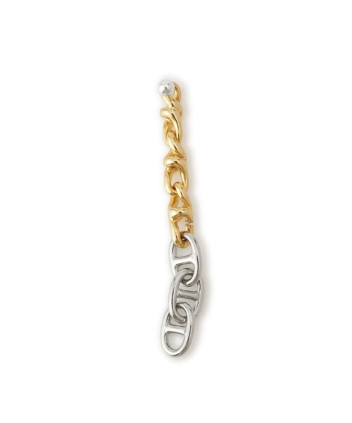 ADAM ET ROPE'(アダムエロペ)の「【EO for ADAM ET ROPE'】3way Chain Pierce(ピアス(両耳用)・レディース・ゴールド・F)」の3枚目の写真