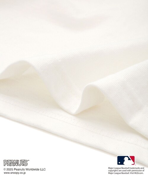 ROPE' PICNIC（ロペピクニック）の「【PEANUTS×MLB COLLECTION by ROPE' PICNIC】ロングスリーブTee（Tシャツ/カットソー・レディース・ホワイト/ホワイト系/ベージュ・F）」の21枚目の写真