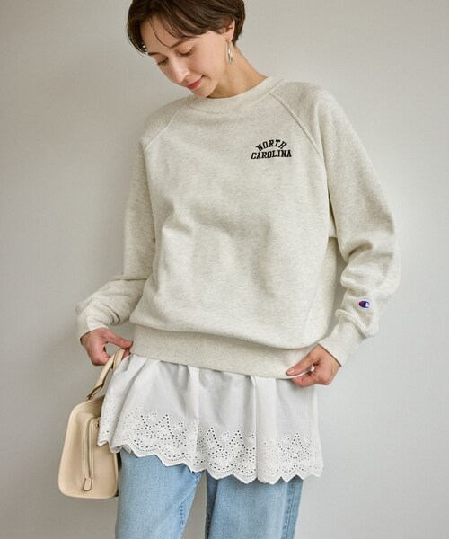 ROPE' PICNIC（ロペピクニック）の「Vネックティアードレースビスチェ（キャミソール・レディース・ホワイト・F）」の10枚目の写真