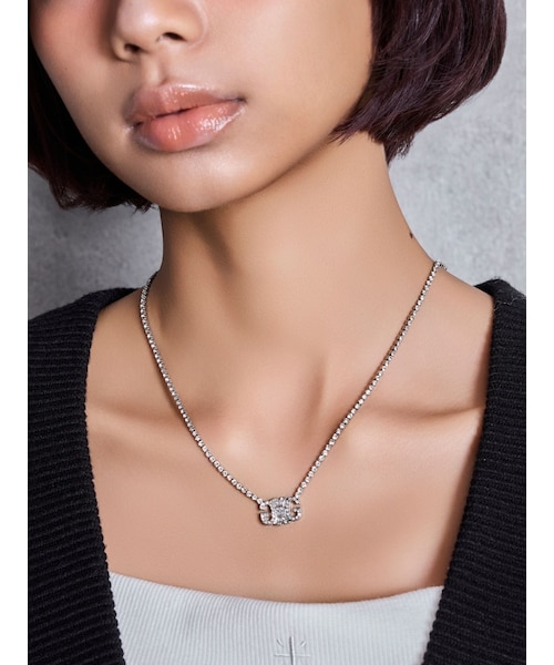 GYDA(ジェイダ)の「JEYSUS Symmetry GYDA bijouネックレス(ネックレス・レディース・シルバー/ゴールド・F)」の1枚目の写真