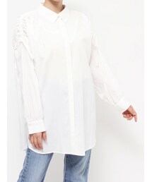 Ungrid | 2Wayギャザーデザインシャツ(シャツ/ブラウス)