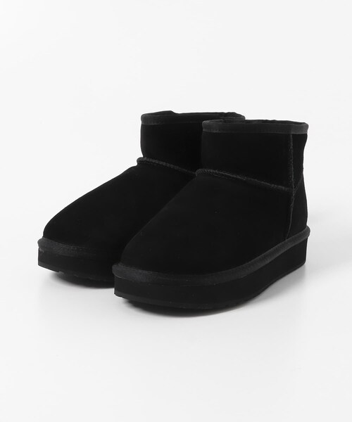 URBAN RESEARCH Sonny Label（アーバンリサーチサニーレーベル）の「EMU　PLATFORM MICRO WOOL（ブーツ・レディース・BLACK/Chestnut・7/8）」の6枚目の写真
