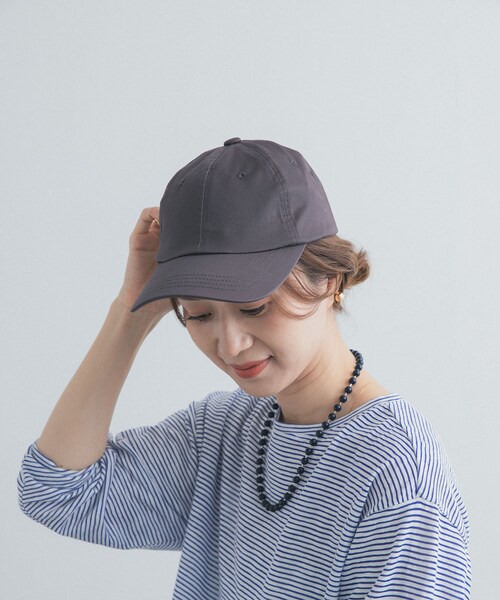 URBAN RESEARCH DOORS（アーバンリサーチドアーズ）の「刺繍ツイルキャップ（キャップ・レディース・LIGHTBEIGE/CHARCOAL/NAVY・One）」の5枚目の写真