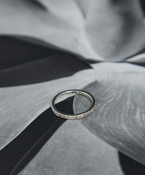 ADAM ET ROPE'（アダムエロペ）の「【J'aDoRe・店舗限定】【MALUS /マリュス】Prong eternity ring（リング・レディース・シルバー・10/11/9）」の5枚目の写真