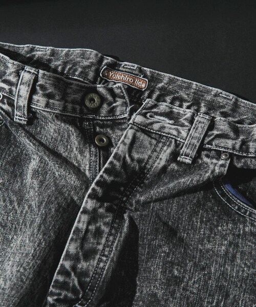 URBAN RESEARCH（アーバンリサーチ）の「Willow Pants　デッドストックBLKケミカル（デニムパンツ・メンズ・IND-CHEMI・0/1）」の3枚目の写真