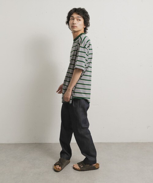 THE GOODLAND MARKET（ザグッドランドマーケット）の「KEIMEN　Strata T-shirts（Tシャツ/カットソー・メンズ・Gray/Blue/Pink・M/L/XL）」の14枚目の写真