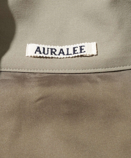 ADAM ET ROPE'（アダムエロペ）の「【AURALEE/オーラリー】ULTRA FINE TROPICAL WOOL ZIP BLOUSON（ブルゾン・メンズ・チャコール/カーキ・3/4）」の14枚目の写真