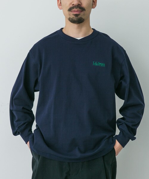 URBAN RESEARCH DOORS（アーバンリサーチドアーズ）の「L.L.Bean　Union Long-Sleeve T-Shirts（Tシャツ/カットソー・メンズ・White/Birch/Navy/Wht/Lt.grn/Maize/Wht・M/L/XL）」の3枚目の写真