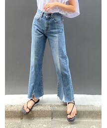 Ungrid | スリットストレートデニム(デニムパンツ)