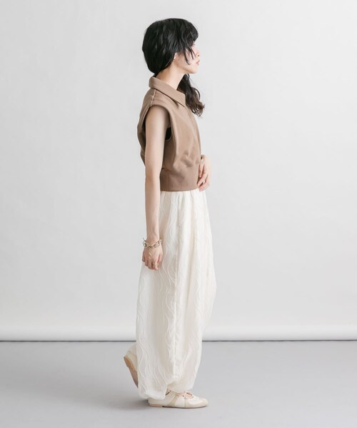 KBF（ケイビーエフ）の「ショルダータックZIPスウェット（スウェット・レディース・NAVY/TOP GRAY/BROWN・one）」の17枚目の写真