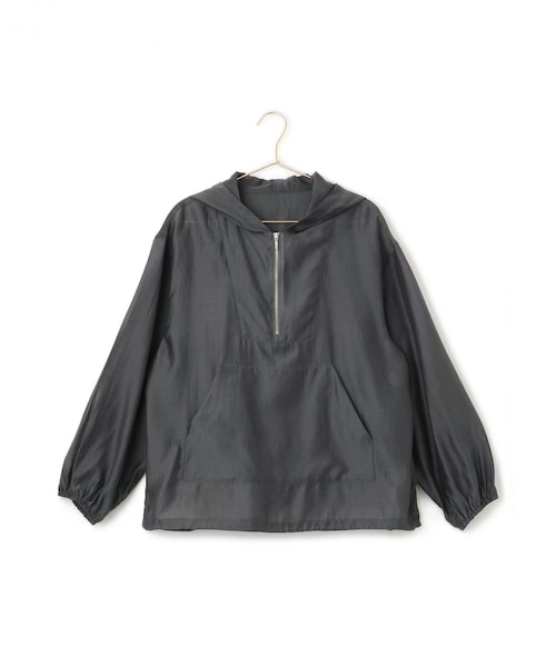 ROPE' PICNIC（ロペピクニック）の「【emur/エミュール】エアリーローンアノラックパーカー（ブルゾン・レディース・チャコール/オフホワイト/ブラウン・38）」の5枚目の写真