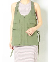 Ungrid | ミリタリーデザインベスト(ベスト)