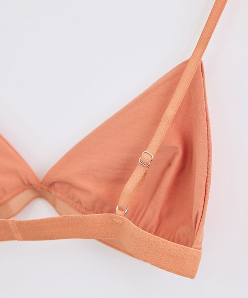 ADAM ET ROPE'(アダムエロペ)の「【J'aDoRe・一部店舗限定】【Baserange(ベースレンジ)】MISSISSIPPI BRA(ブラジャー・レディース・オレンジ系・M/S)」の6枚目の写真