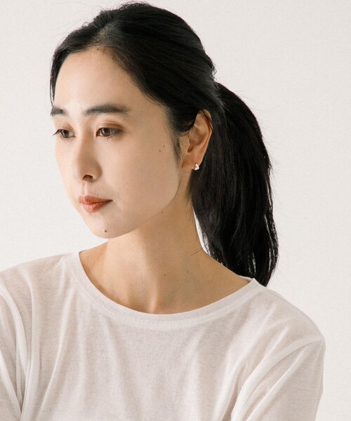 URBAN RESEARCH(アーバンリサーチ)の「Plump Drop Pierce S(ピアス(両耳用)・レディース・SILVER・-)」の7枚目の写真