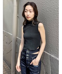 EMODA | ミニハイネックトップ(Tシャツ/カットソー)