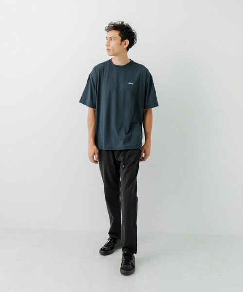 URBAN RESEARCH(アーバンリサーチ)の「『別注』NANGA×URBAN RESEARCH RASH GUARD SHORT-SLEEVE(Tシャツ/カットソー・メンズ・BLACK/CHARCOAL・M/L)」の11枚目の写真