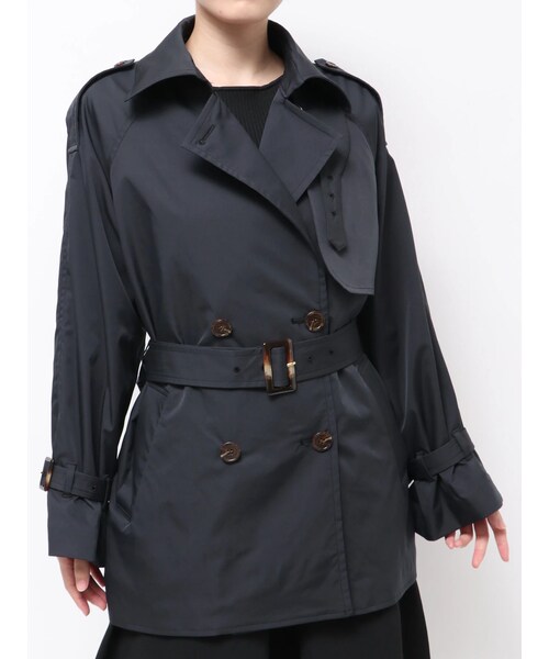 TONAL（トーナル）の「【LIMONTA】トレンチミディコート（トレンチコート・レディース・アイボリー/ネイビー/ベージュ・S/M）」の9枚目の写真