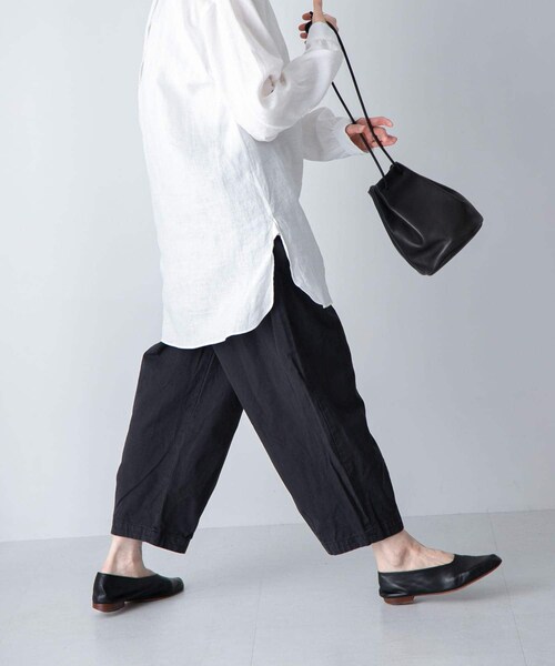 かぐれ（カグレ）の「コットンクロップドパンツ（その他パンツ・レディース・OFF/BEIGE/BLACK・Free）」の14枚目の写真