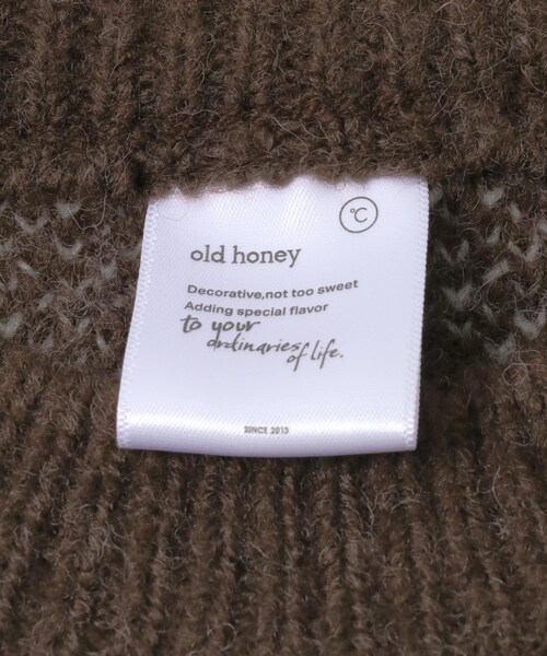 THE GOODLAND MARKET（ザグッドランドマーケット）の「old honey　40°C knit（ニット/セーター・レディース・02brown/01green・FREE）」の8枚目の写真