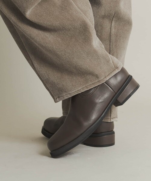 SENSE OF PLACE by URBAN RESEARCH（センスオブプレイスバイアーバンリサーチ）の「ラウンドトゥサイドジップブーツ（ブーツ・メンズ・BLACK/BROWN・26.5/27.5）」の20枚目の写真