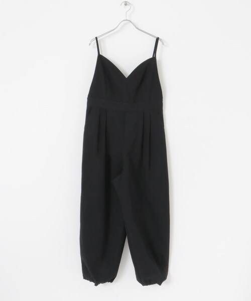 URBAN RESEARCH Sonny Label（アーバンリサーチサニーレーベル）の「コットンビスチェサロペット（サロペット/オーバーオール・レディース・ブラック/バター・FREE）」の14枚目の写真