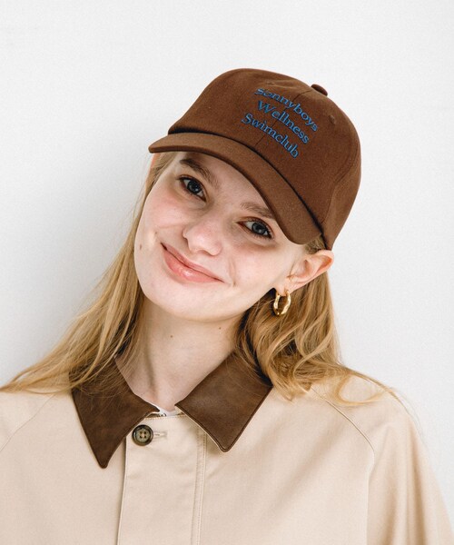 URBAN RESEARCH Sonny Label（アーバンリサーチサニーレーベル）の「Sonnyboys logo cap（キャップ・レディース・ネイビー/グリーン/オフ/ブラウン・one）」の2枚目の写真
