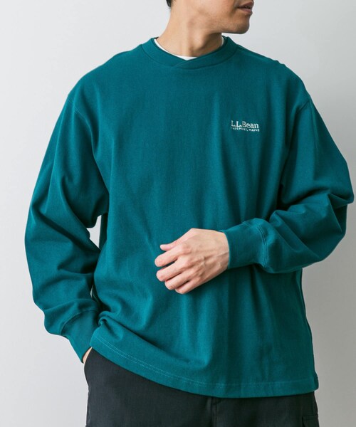 URBAN RESEARCH DOORS(アーバンリサーチドアーズ)の「L.L.Bean Union Long-Sleeve T-Shirts(Tシャツ/カットソー・メンズ・yellow/white/birch/green/fade navy・M/L/XL)」の3枚目の写真