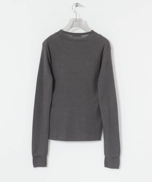 URBAN RESEARCH(アーバンリサーチ)の「ATON CIRCULER RIB CREW LAYERED(ニット/セーター・レディース・PINK/CHA GRAY・2)」の9枚目の写真
