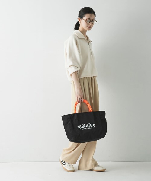 URBAN RESEARCH（アーバンリサーチ）の「『一部別注カラー』NOMADIS　SAC2 W/16（トートバッグ・レディース・別注BEIGE/BLACK・-）」の7枚目の写真