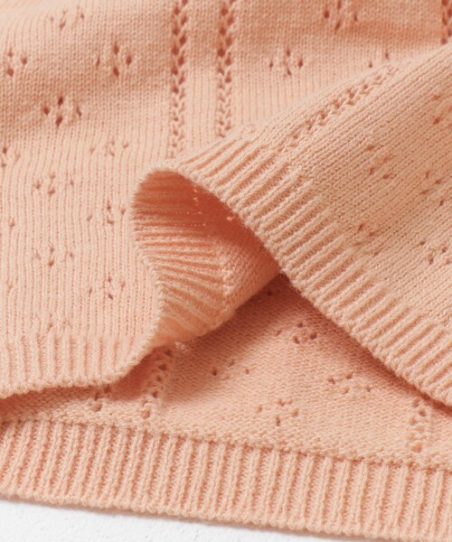 URBAN RESEARCH DOORS(アーバンリサーチドアーズ)の「『150サイズ』透かし編みカーディガン(KIDS)(ニット/セーター・キッズ・PEACH/IVORY・150)」の16枚目の写真