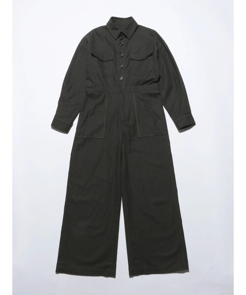 EMODA（エモダ）の「【VEQUM】STITCH JUMP SUIT（その他・レディース・グレー/ベージュ/ブラック・S/M）」の2枚目の写真