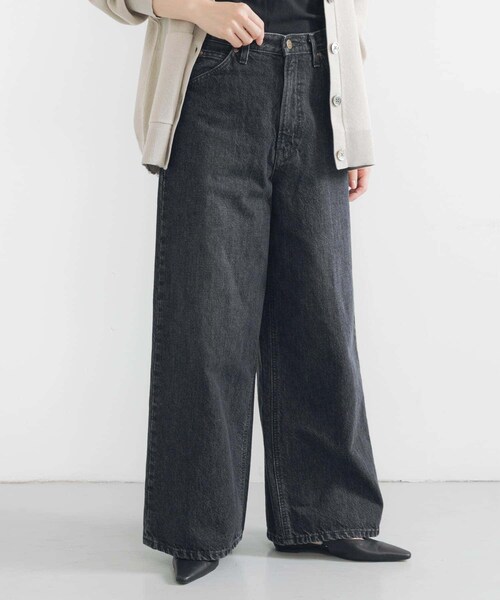 URBAN RESEARCH（アーバンリサーチ）の「『別注』Lee101×URBAN RESEARCH　 BAGGYPANTS（デニムパンツ・レディース・淡BLACK/BLACK・XS/S/M/L）」の9枚目の写真