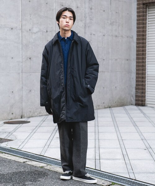 URBAN RESEARCH DOORS(アーバンリサーチドアーズ)の「ライトナイロン パデット バルマカンコート(テーラードジャケット・メンズ・L.GRAY/CHARCOAL/BLACK・M/L)」の12枚目の写真